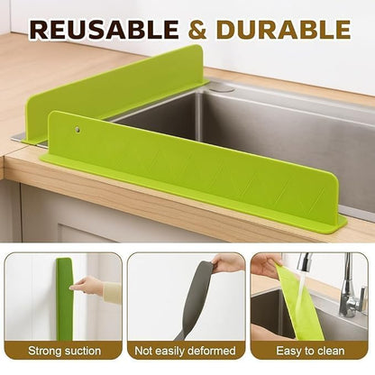 Anti-Splash Sink Guard for Kitchen Countertop Large Size (Buy 1 Get 1 Free)