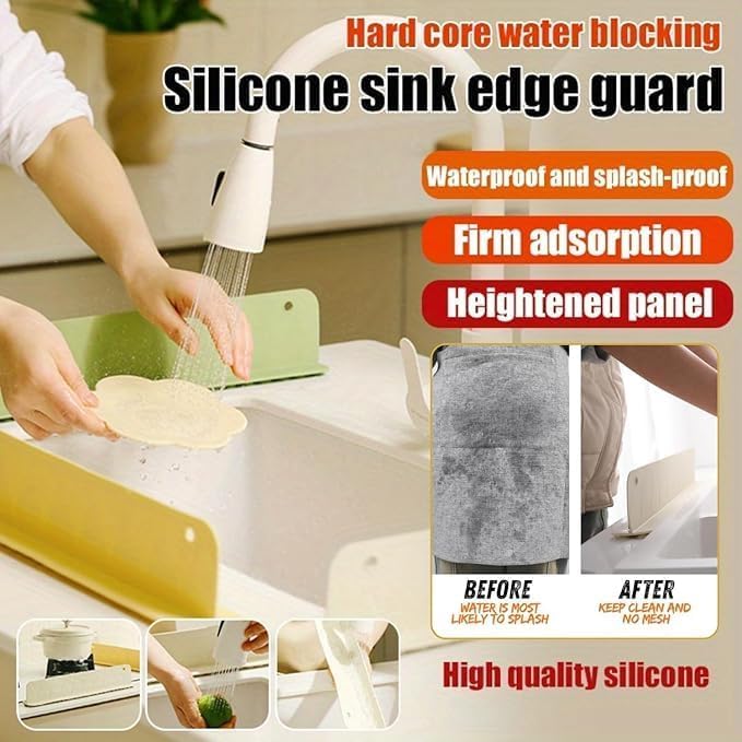 Anti-Splash Sink Guard for Kitchen Countertop Large Size (Buy 1 Get 1 Free)