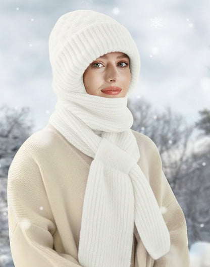 Integrated Ear Protection Windproof Cap Scarf